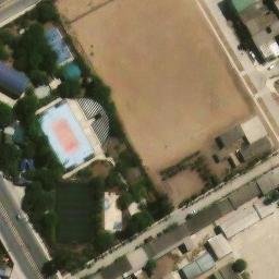 Sand Volleyball Court in Villa El Salvador, LIM — aerial view