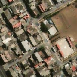 Sand Volleyball Court in Villa El Salvador, LIM — aerial view