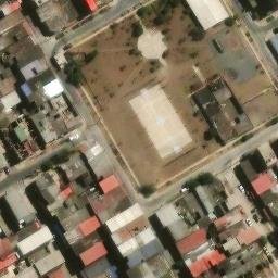 Sand Volleyball Court in Villa El Salvador, LIM — aerial view