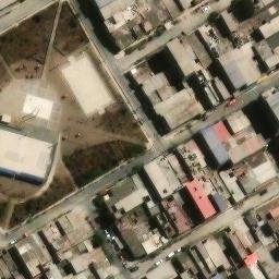 Sand Volleyball Court in Villa El Salvador, LIM — aerial view