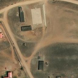 Sand Volleyball Court in Pachacámac, LIM — aerial view
