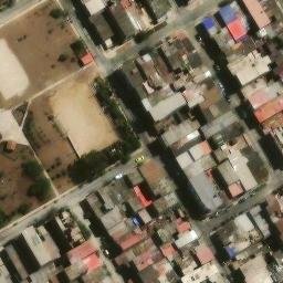 Sand Volleyball Court in Villa El Salvador, LIM — aerial view