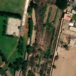 Sand Volleyball Court in Pachacámac, LIM — aerial view