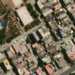 Sand Volleyball Court in Villa El Salvador, LIM — aerial view