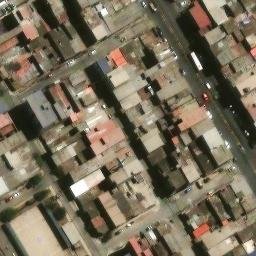 Sand Volleyball Court in Villa El Salvador, LIM — aerial view