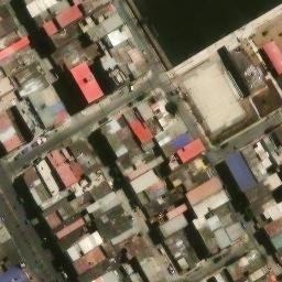 Sand Volleyball Court in Villa El Salvador, LIM — aerial view