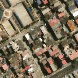 Sand Volleyball Court in Villa El Salvador, LIM — aerial view