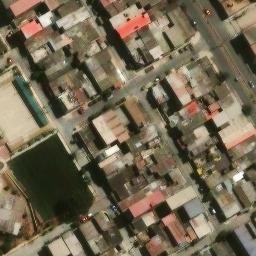 Sand Volleyball Court in Villa El Salvador, LIM — aerial view