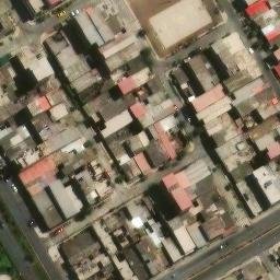 Sand Volleyball Court in Villa El Salvador, LIM — aerial view