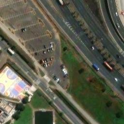Sand Volleyball Court in Chorrillos, LIM — aerial view