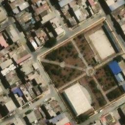 Sand Volleyball Court in Villa El Salvador, LIM — aerial view