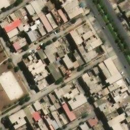 Sand Volleyball Court in Villa El Salvador, LIM — aerial view