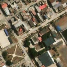 Sand Volleyball Court in Villa El Salvador, LIM — aerial view
