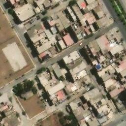Sand Volleyball Court in Villa El Salvador, LIM — aerial view
