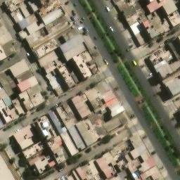 Sand Volleyball Court in Villa El Salvador, LIM — aerial view