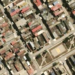 Sand Volleyball Court in Villa El Salvador, LIM — aerial view
