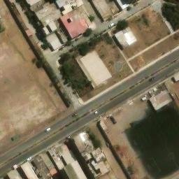 Sand Volleyball Court in Villa El Salvador, LIM — aerial view