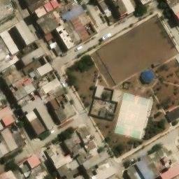 Sand Volleyball Court in Villa El Salvador, LIM — aerial view