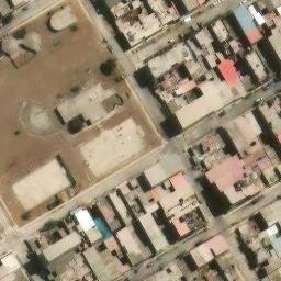 Sand Volleyball Court in Villa El Salvador, LIM — aerial view