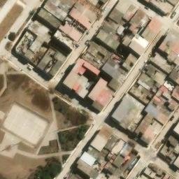 Sand Volleyball Court in Villa El Salvador, LIM — aerial view