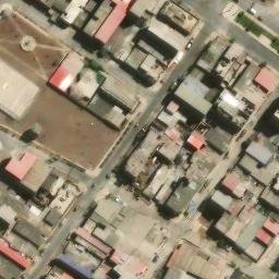 Sand Volleyball Court in Villa El Salvador, LIM — aerial view