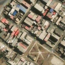 Sand Volleyball Court in Villa El Salvador, LIM — aerial view
