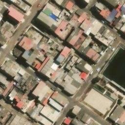 Sand Volleyball Court in Villa El Salvador, LIM — aerial view