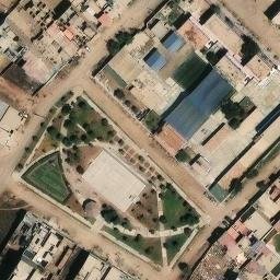 Sand Volleyball Court in Lurín, LIM — aerial view
