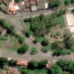 Sand Volleyball Court in Dias d'Ávila, BA — aerial view