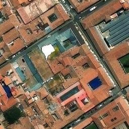 Sand Volleyball Court in Cuzco, CUS — aerial view