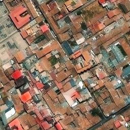 Sand Volleyball Court in Cuzco, CUS — aerial view
