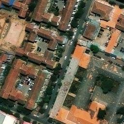 Sand Volleyball Court in Wanchaq, CUS — aerial view