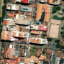 Sand Volleyball Court in Cuzco, CUS — aerial view