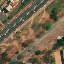 Sand Volleyball Court in Cuiabá, MT — aerial view