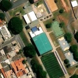 Quadra esportiva - Centro Olímpico — aerial view