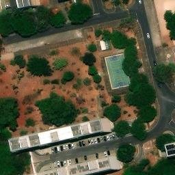 Sand Volleyball Court in Brasília, DF — aerial view
