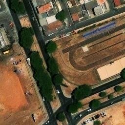 Sand Volleyball Court in Ceilândia, DF — aerial view
