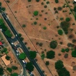 Sand Volleyball Court in Sudoeste e Octogonal, DF — aerial view