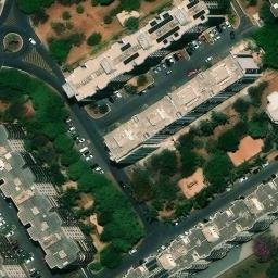 Sand Volleyball Court in Sudoeste e Octogonal, DF — aerial view