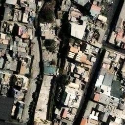 Sand Volleyball Court in Arequipa, ARE — aerial view