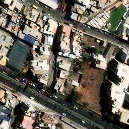 Sand Volleyball Court in Arequipa, ARE — aerial view