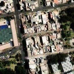 Sand Volleyball Court in José Luis Bustamante y Rivero, ARE — aerial view