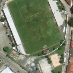 Sand Volleyball Court in Porto Seguro, BA — aerial view