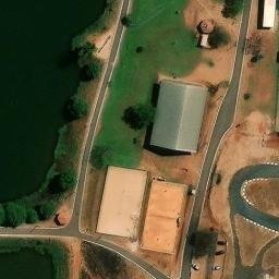 Sand Volleyball Court in Trindade, GO — aerial view