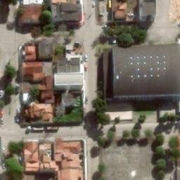Sand Volleyball Court in São Mateus, ES — aerial view