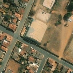 Sand Volleyball Court in Rio Paranaíba, MG — aerial view