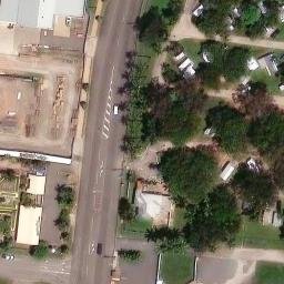 Town Beach Volleyball — aerial view