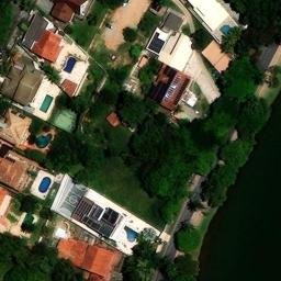 Reserva Beach — aerial view