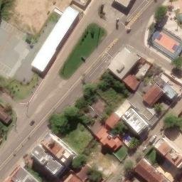 Sand Volleyball Court in Guarapari, ES — aerial view
