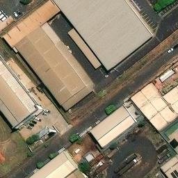 Sand Volleyball Court in São José do Rio Preto, SP — aerial view